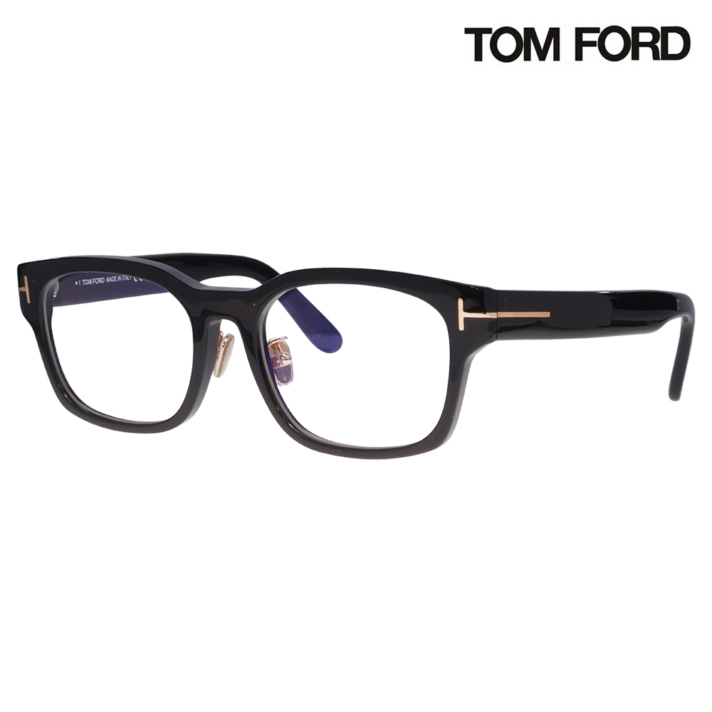 トムフォード メガネ フレーム FT6021DB 001 55 TOM FORD TOMFORD ウェリントン ブルーライトカット伊達メガネ眼鏡 MadeInItaly | TOM FORD