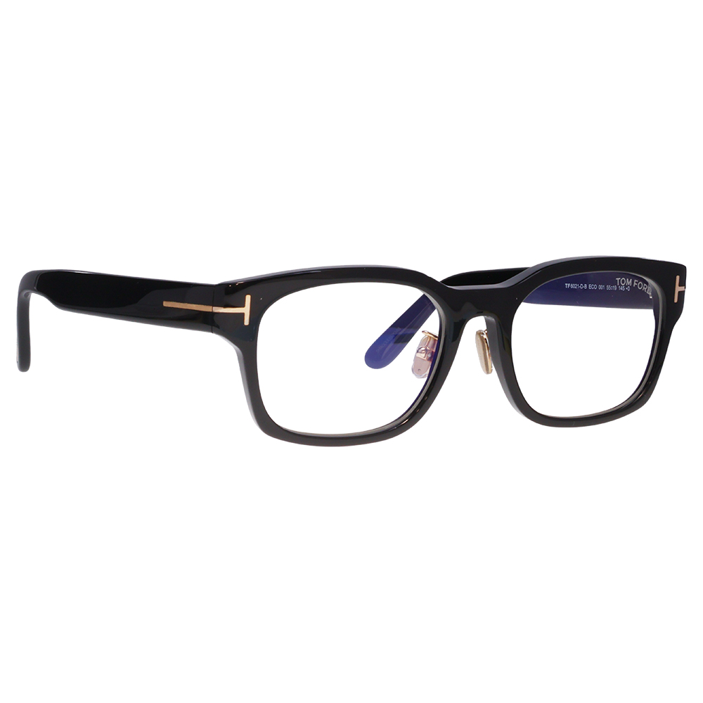 トムフォード メガネ フレーム FT6021DB 001 55 TOM FORD TOMFORD ウェリントン ブルーライトカット伊達メガネ眼鏡 MadeInItaly | TOM FORD | 04