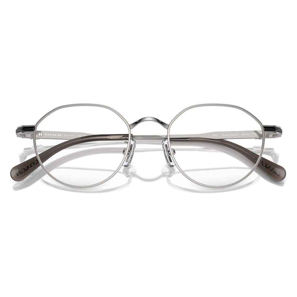 コーチ COACH メガネフレーム HC5173TD 9001 49 ラウンド メタル アジアンデザイン レディース 伊達メガネ 眼鏡 メガネ | COACH | 04