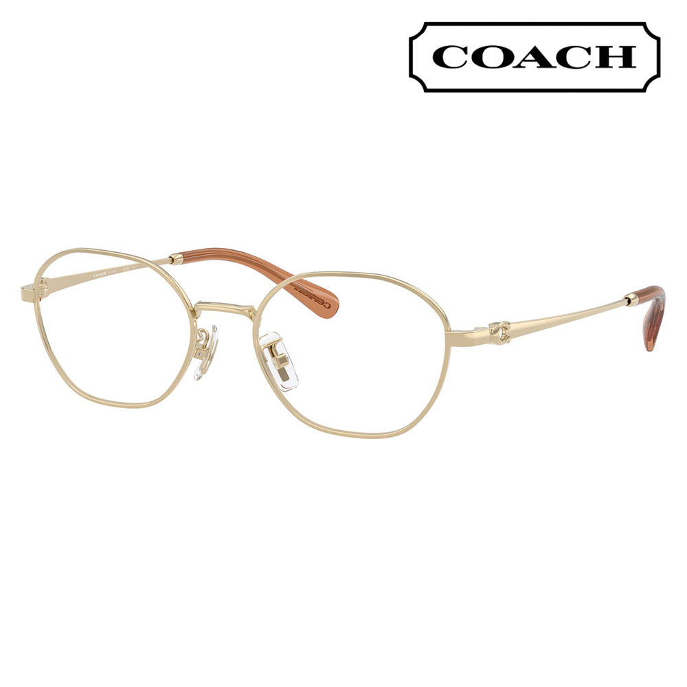 コーチ COACH メガネフレーム HC5194TD 9005 50 オーバル メタル チタン アジアンモデル レディース 眼鏡 伊達メガネ | COACH