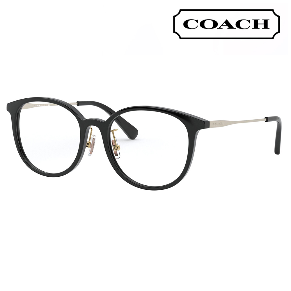 コーチ COACH メガネフレーム HC6160D 5002 53 ボストン ウェリントン コンビネーション アジアンモデル 伊達メガネ 眼鏡 メガネ