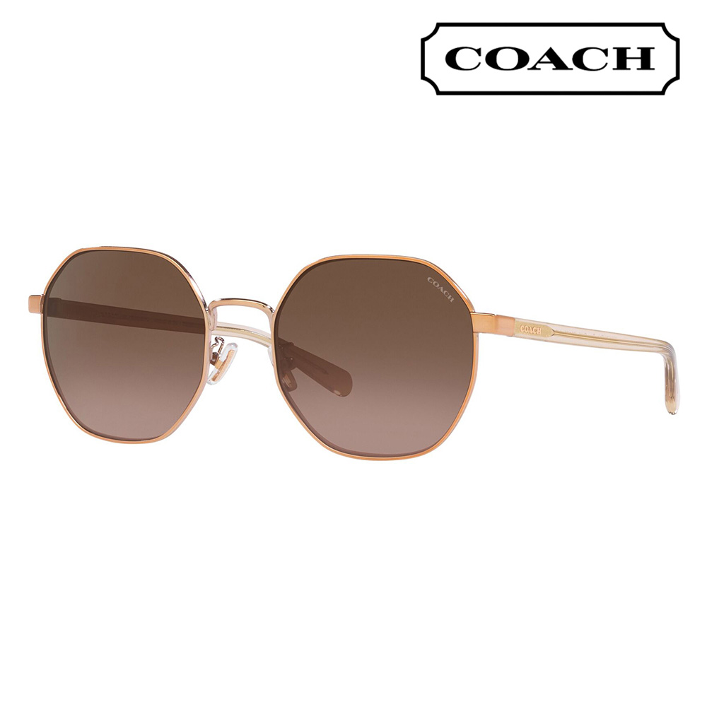 COACH（コーチ） サングラス HC7147 93315M 56 CH556 多角形 メタル