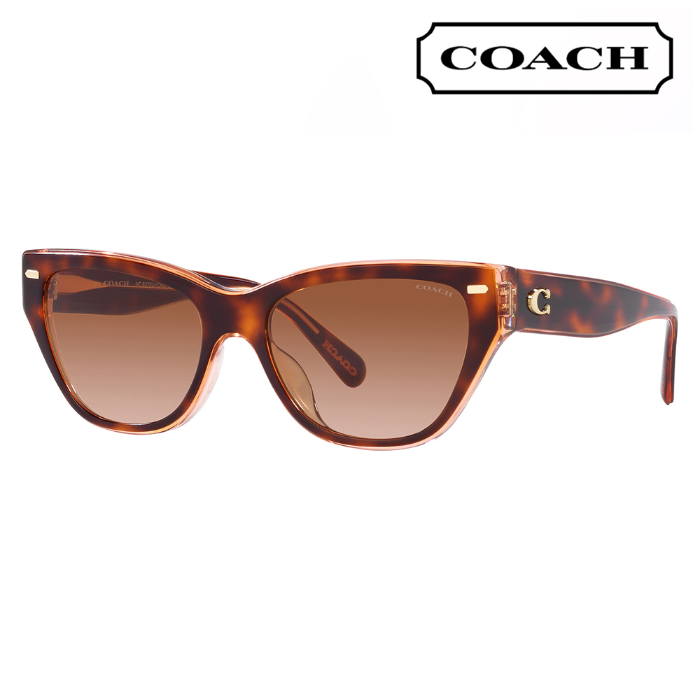 COACH コーチ サングラス 0HC8370F 574413 トータス COACH オススメ価格 コーチ サングラス HC8370F 574413 56