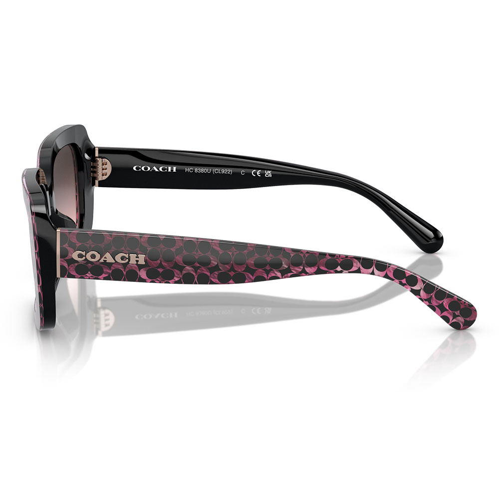 COACH コーチ サングラス HC8380U 578346 54 レクタングル セル