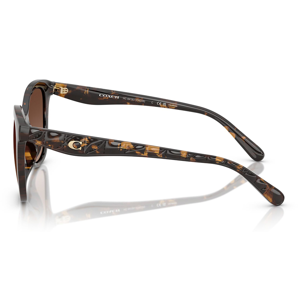 コーチ COACH サングラス HC8419U 5120T5 55 QUILTED TABBY フォックス セル ユニバーサルデザイン レディース 偏光 | COACH | 02