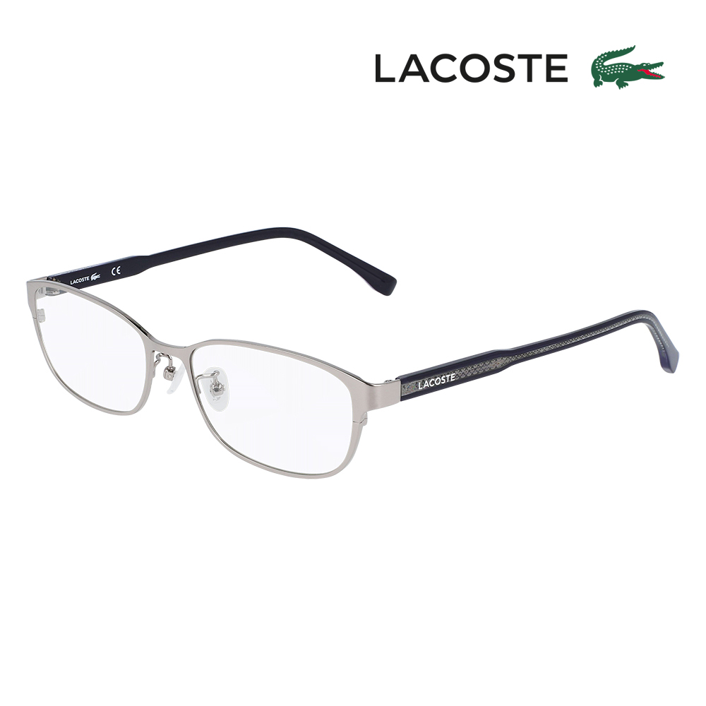 ラコステ メガネフレーム L2507A 038 54 LACOSTE チタニウム チタン スクエア フルリム 伊達眼鏡 メンズ レディース | LACOSTE