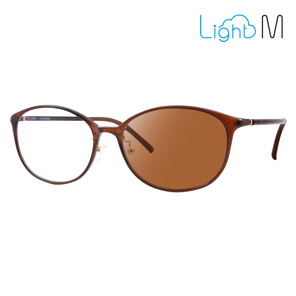 LightM UVサングラス-08-7（調光） ライトエム ライトM UVカット 紫外線カット 度付きサングラス対応 | 