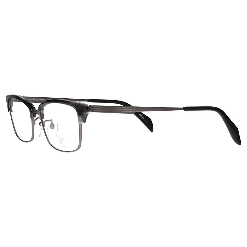 マンハッタンデザインスタジオ メガネフレーム MDS-523 2 58 Manhattan Design Studio 大きい ラージ ビッグ 大きめ メンズ チタン ブロー 眼鏡 |  | 03