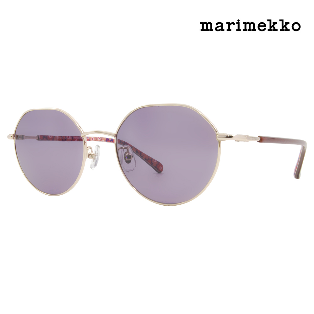 【新品未使用】marimekko グレー ラウンド型サングラス mrmks33-0027-1-n.jpg