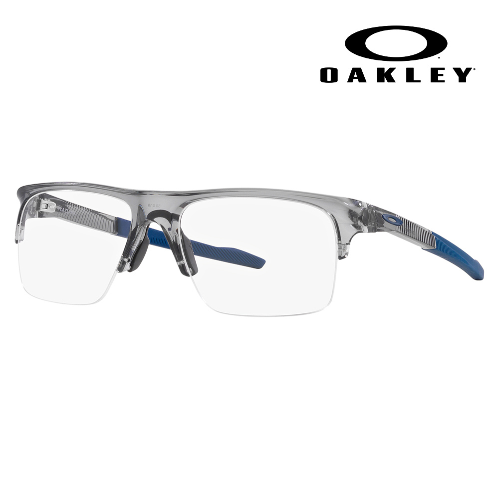 オークリー メガネ フレーム OX8061 03 56 OAKLEY PLAZLINK プラズリンク スクエア ナイロール ハーフリム スポーツ  伊達メガネ 眼鏡