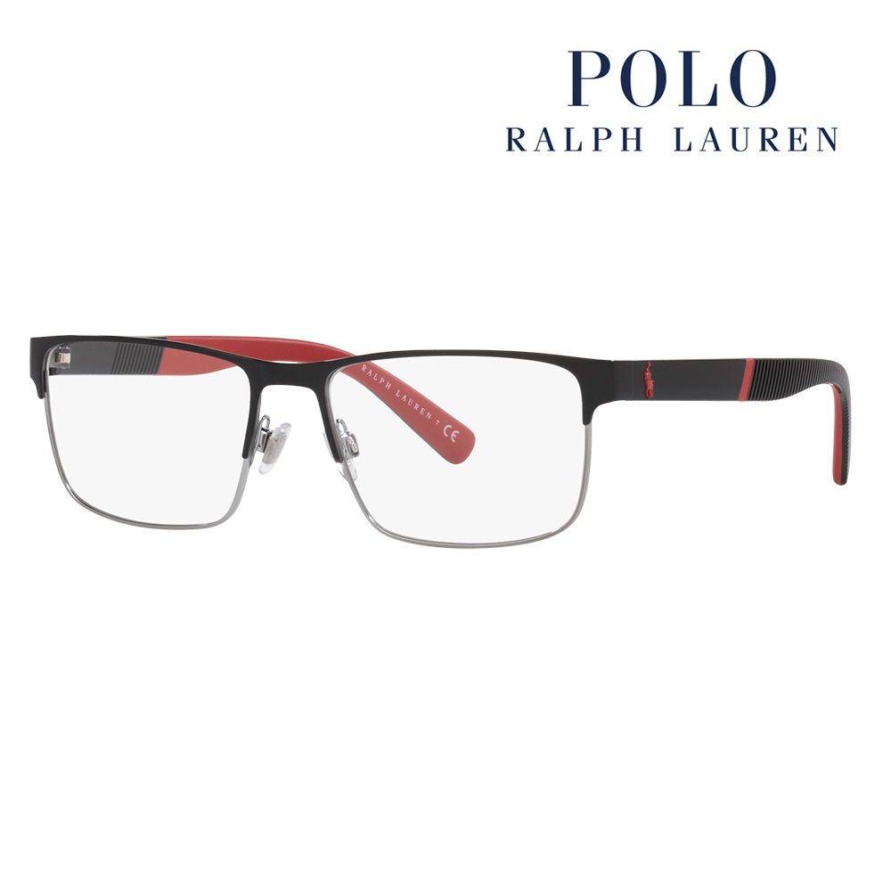 POLO RALPH LAUREN ポロラルフローレン メガネ フレーム PH1215 9003 56 スクエア メタル メンズ 眼鏡 伊達メガネ