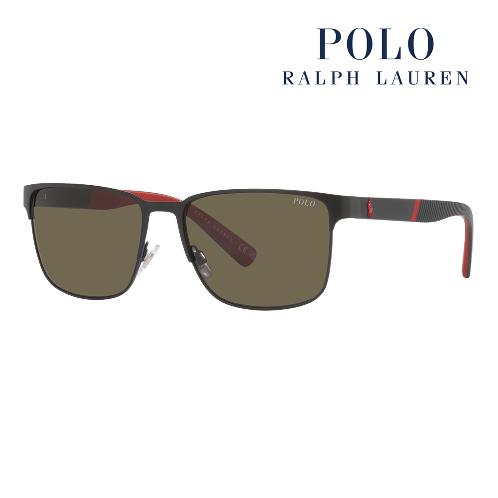 POLO RALPH LAUREN ポロラルフローレン サングラス PH3143 9007/3 57 スクエア メタル メンズ 伊達メガネ 眼鏡 :10029057:ワッツアップ