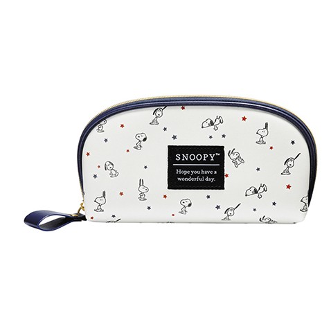 2WAYメガネケース メガネポーチ コスメポーチ ピーナッツ スヌーピー ホッピング みつめる ムーミンとリトルミイ キノコ カミオジャパン クロス付き | MOOMIN | 03