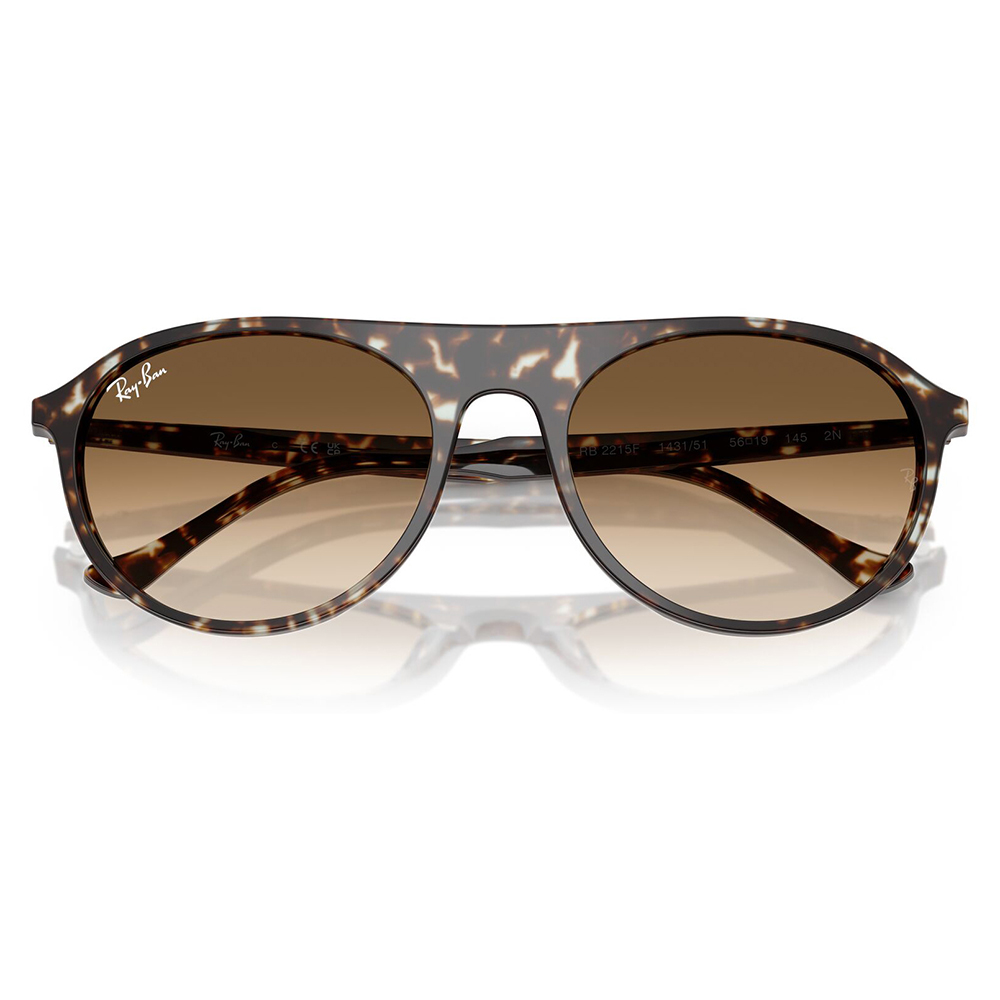 レイバン サングラス 純正レンズ対応 RB2215F 143151 56 Ray-Ban スクエア ラウンド セル フルフィット ユニセックス | Ray-Ban | 04