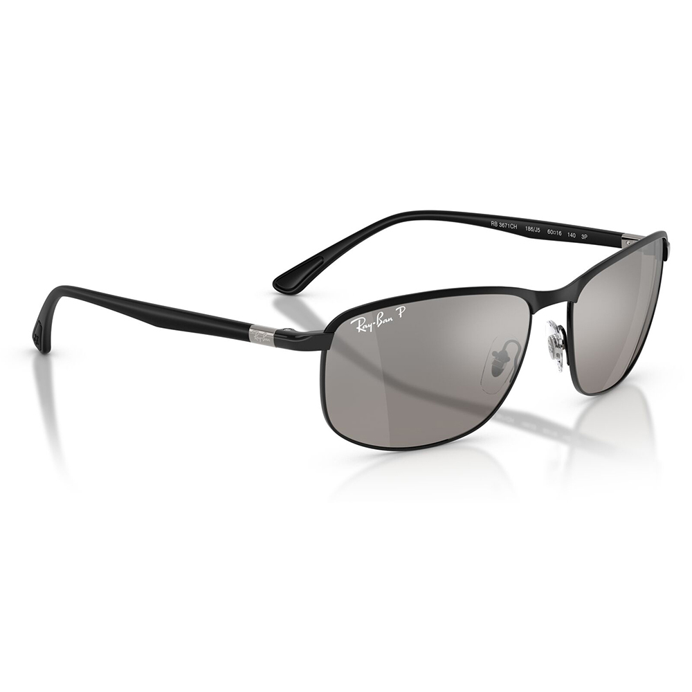 レイバン Ray-Ban サングラス RB3671CH 186/5J 60 Ray-Ban CHROMANCE LENS クロマンスレンズ  スクエア メタル メンズ ミラーレンズ | Ray-Ban | 04
