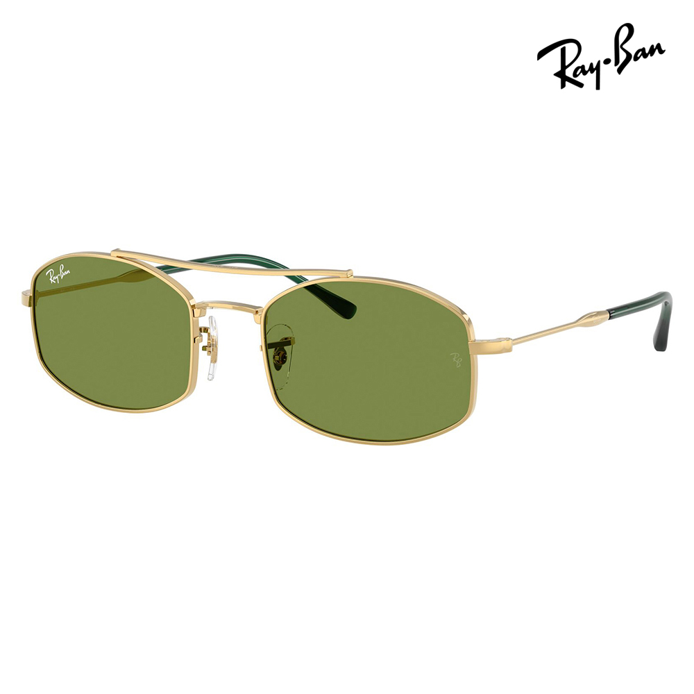 レイバン サングラス 純正レンズ対応 RB3719 001/4E 54  Ray-Ban ダブルブリッジ スクエア メタル おしゃれ | Ray-Ban