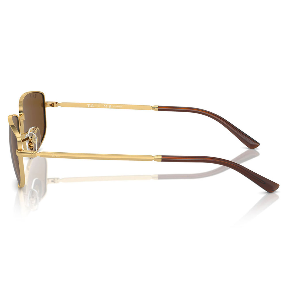 Ray-Ban RB3732 サングラス Ray-Ban RB3732 L (56 - 18) with Brown lenses and Gold frame