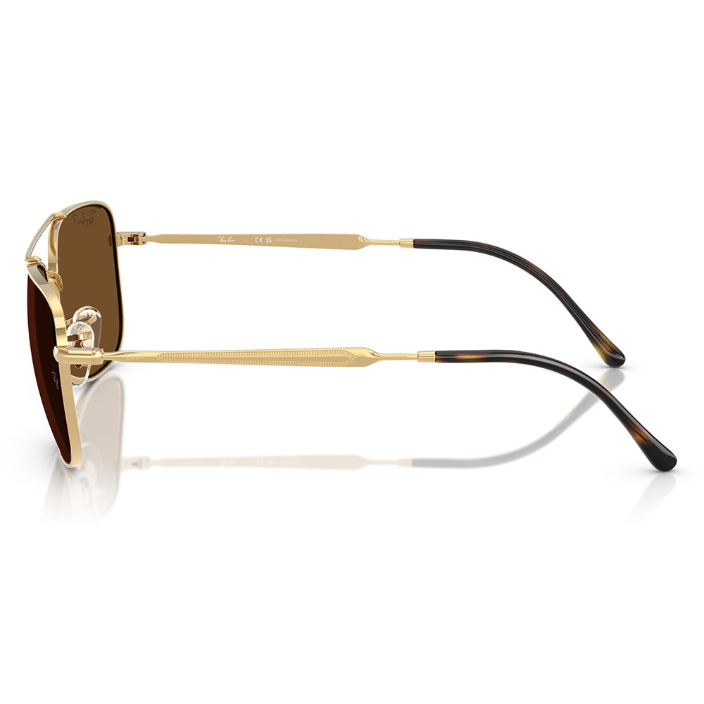 レイバン サングラス 純正レンズ対応 RB3755 001/57 59 62 Ray-Ban RayBan レクタングル メタル ユニセックス 偏光 | Ray-Ban | 02