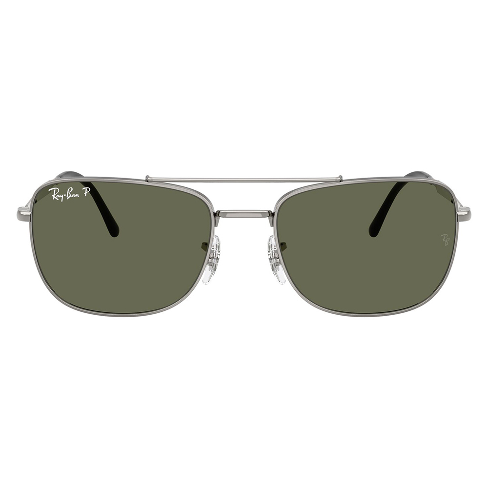 レイバン サングラス 純正レンズ対応 RB3755 004/58 59 62 Ray-Ban RayBan レクタングル メタル ユニセックス 偏光 | Ray-Ban | 01