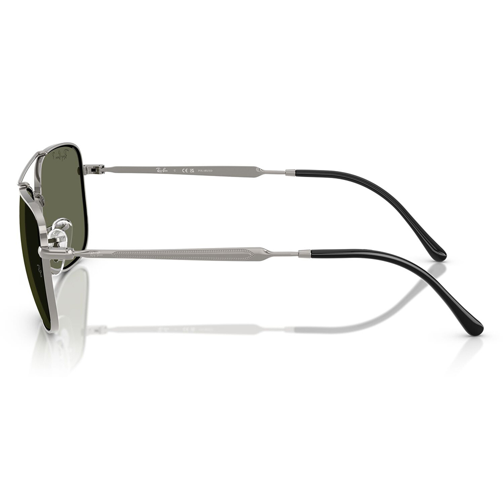 レイバン サングラス 純正レンズ対応 RB3755 004/58 59 62 Ray-Ban RayBan レクタングル メタル ユニセックス 偏光 | Ray-Ban | 02