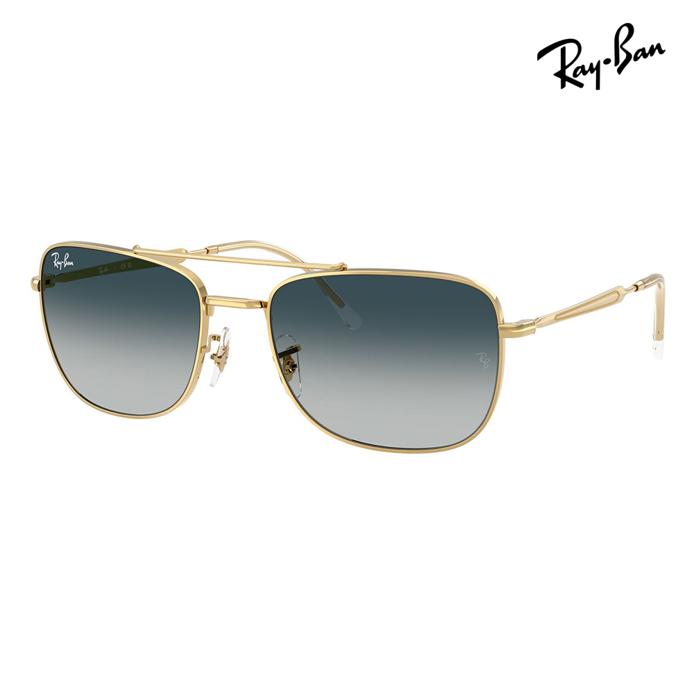 レイバン サングラス 純正レンズ対応 RB3755 920132 59 62 Ray-Ban RayBan レクタングル メタル ユニセックス | Ray-Ban