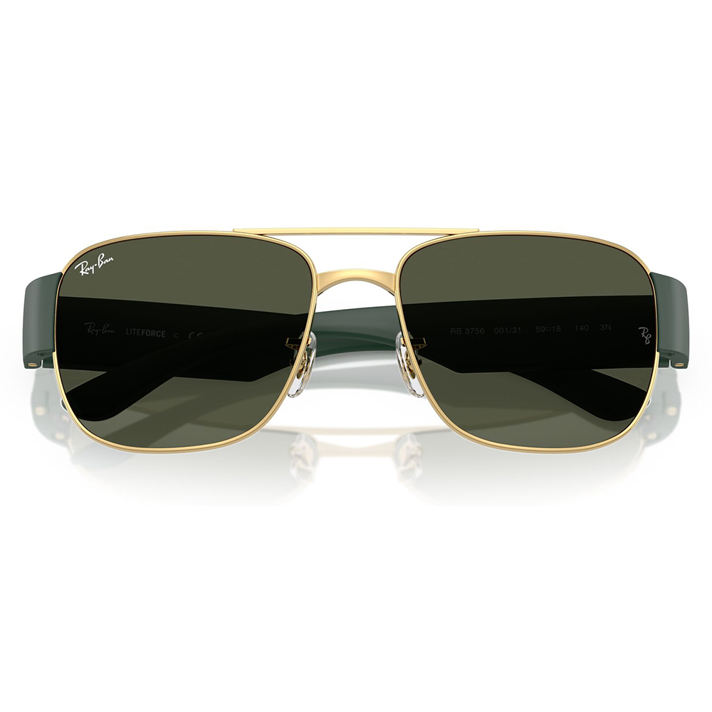 レイバン サングラス 純正レンズ対応 RB3756 001/31 56 59 スクエア メタル ユニセックス | Ray-Ban | 04