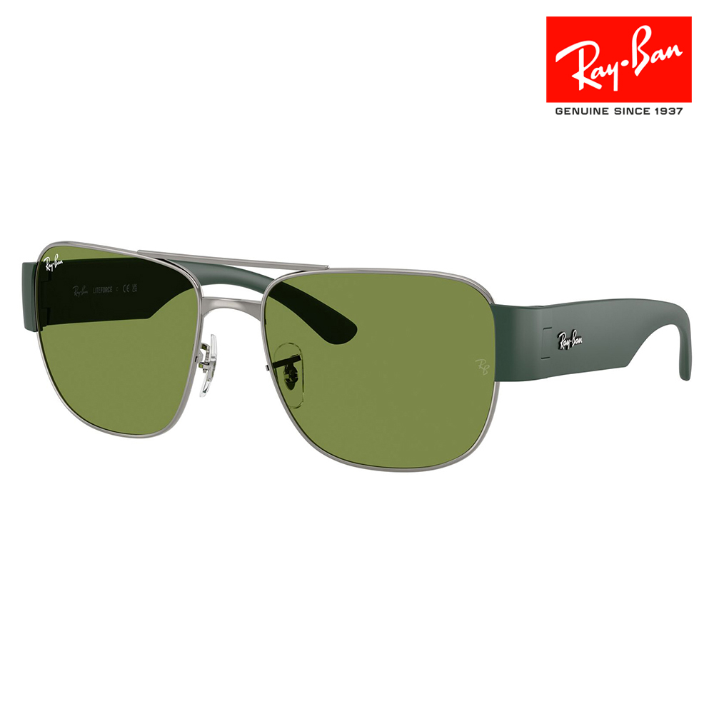 レイバン サングラス 純正レンズ対応 RB3756 004/4E 56 59 スクエア メタル ユニセックス | Ray-Ban