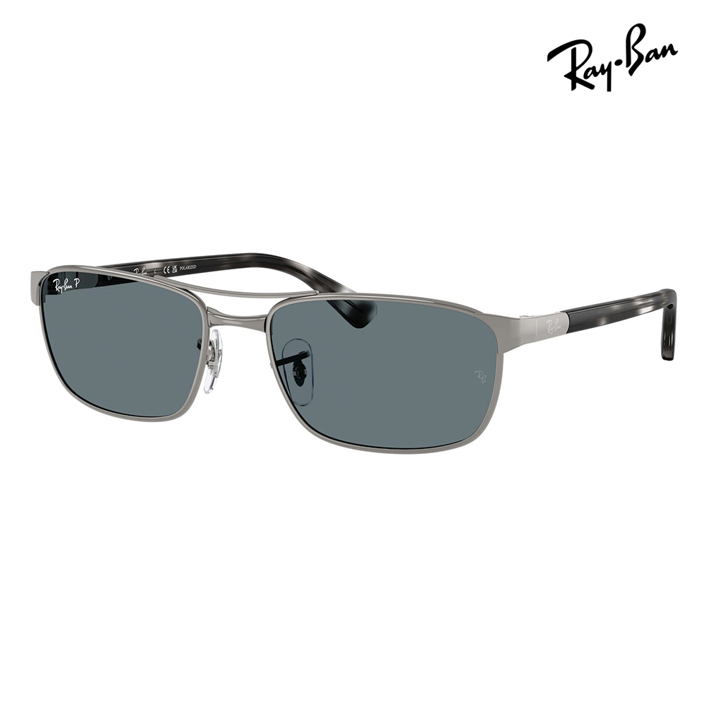 レイバン サングラス 純正レンズ対応 RB3778 004/3R 60 スクエア メタル 偏光 | Ray-Ban