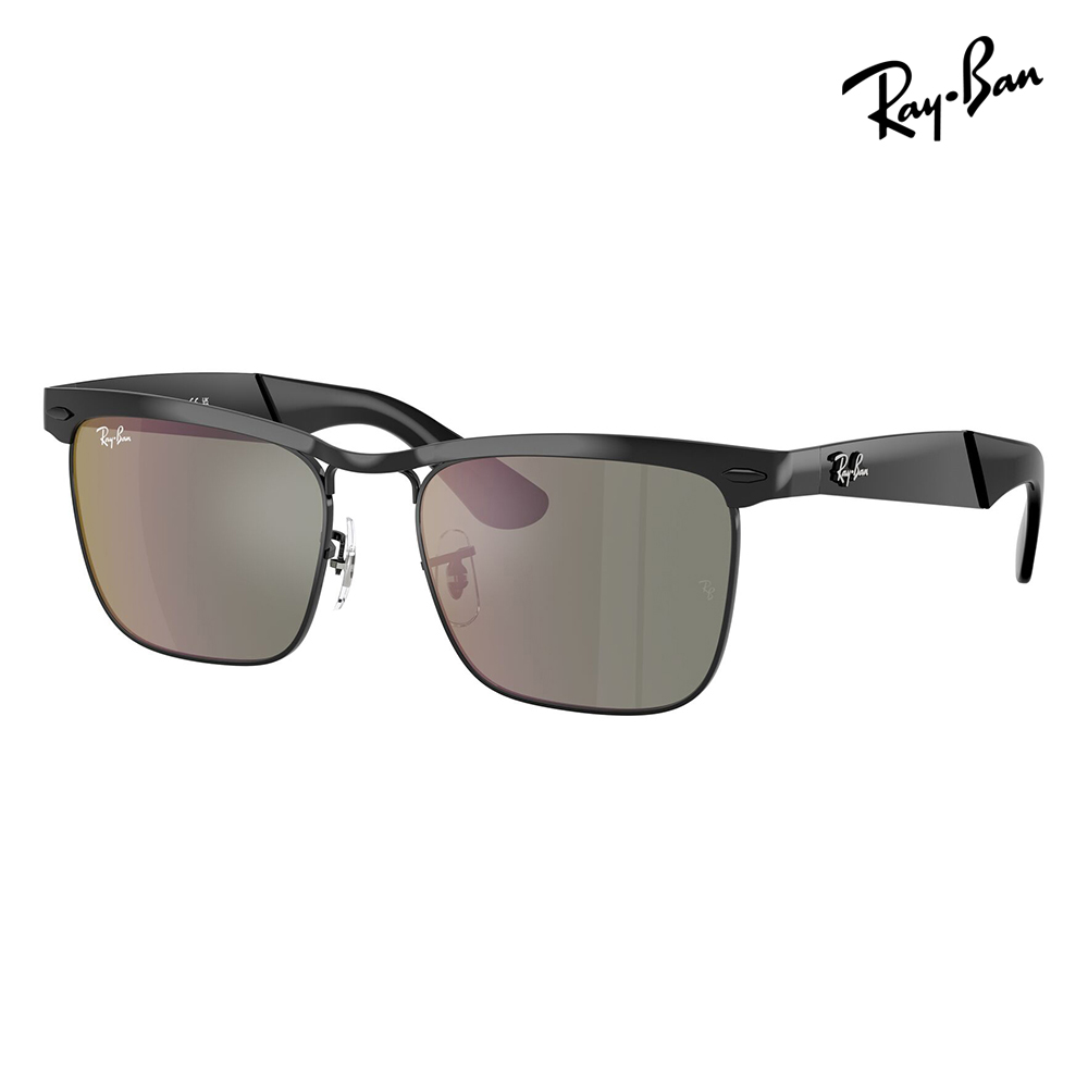 ���C�o�� �T���O���X ���������Y�Ή� RB3875 002/39 53 Ray-Ban WAYFARER DELUXE �E�F�C�t�@�[���[ �f���b�N�X ���^�� �u���[ ���j�Z�b�N�X