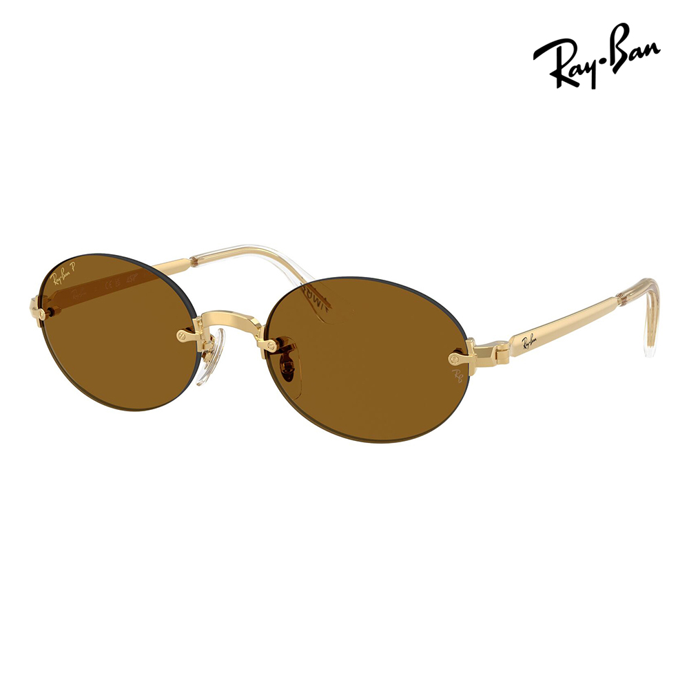 レイバン サングラス RB3929 001/83 54 Ray-Ban A$AP WORLDWIDE エイサップワールドワイルド オーバル ツーポイント リムレス 偏光 | Ray-Ban