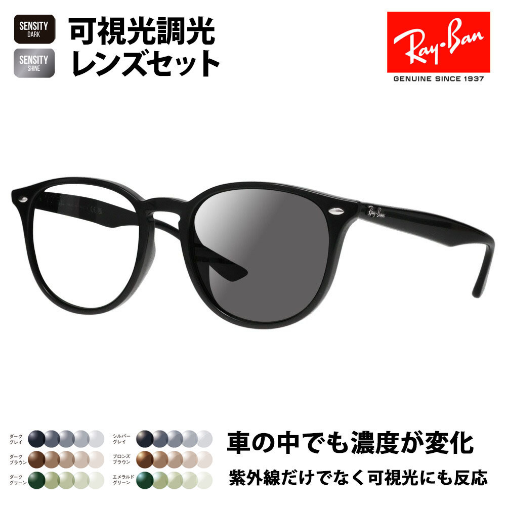 レイバン サングラス 可視光調光レンズセット RB4259F 601/71 53 HOLT HOYA SENSITY センシティ ミラー RayBan｜upup