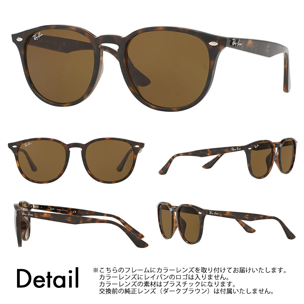 度付き対応可 レイバン アーツ偏光レンズセット サングラス Ray-Ban RayBan RB4259F 710/73 53 RARTS アウトドア  釣り 近赤外線 ウェリントン フルフィット