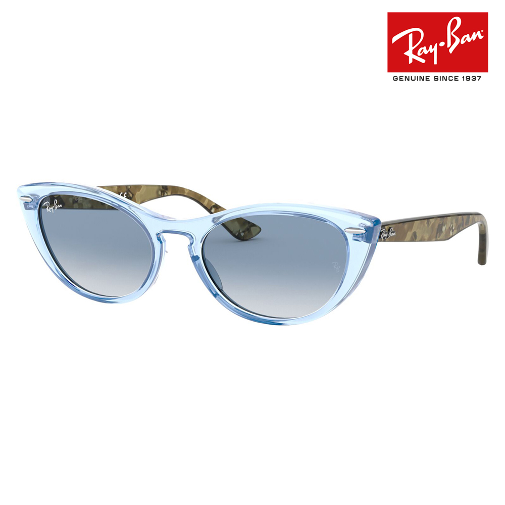 Ray-Ban NINAサングラス ブラック キャッツアイ レディース