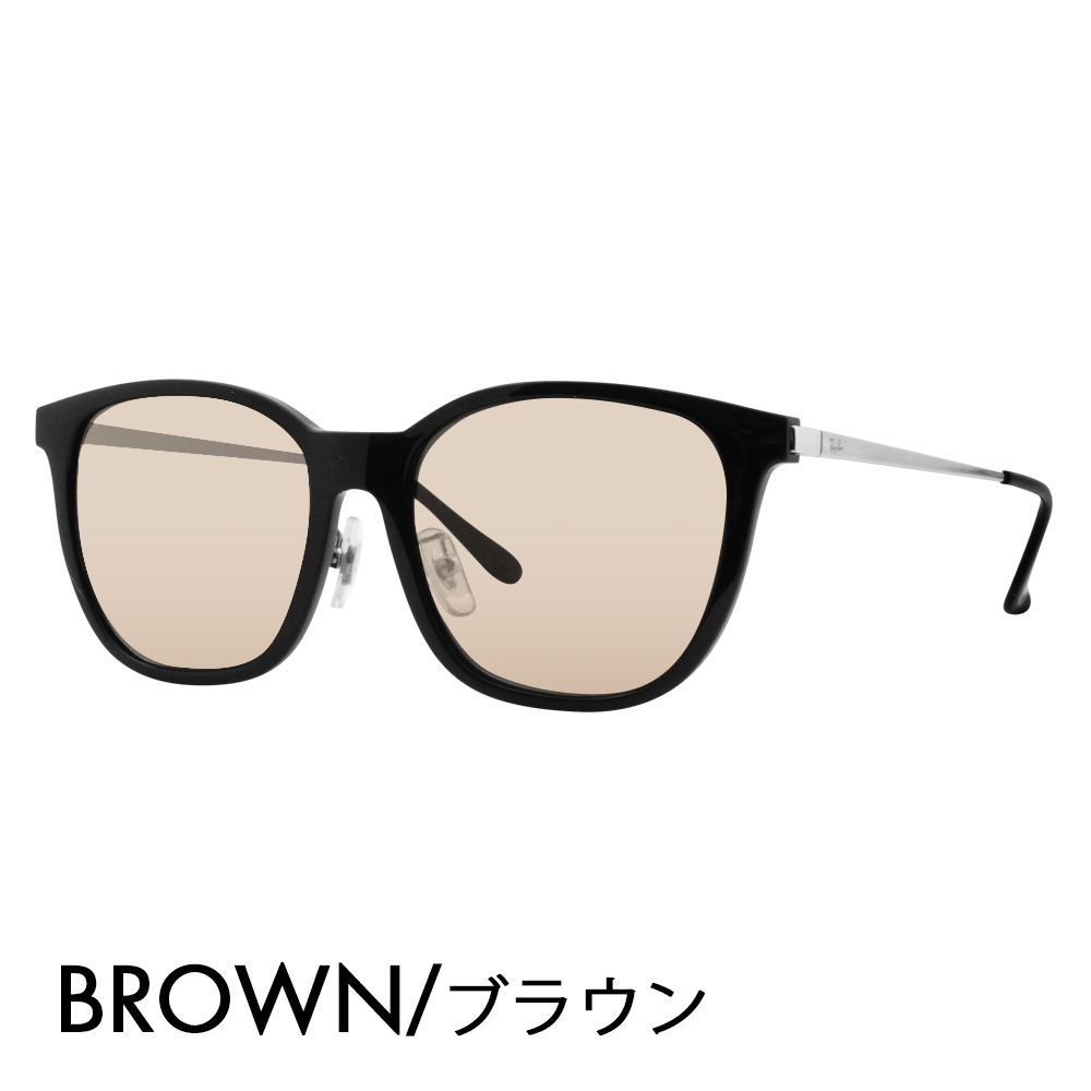 度付き対応可 レイバン カラーレンズセット サングラス Ray-Ban RayBan RB4333D 629271 55 セル ウエリントン スクエア アジアンデザイン 伊達メガネ 眼鏡｜upup｜06