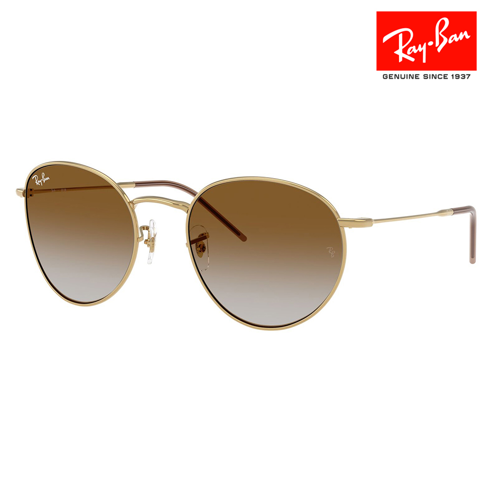 レイバン サングラス RBR0103S 001/CB 53 55 Ray-Ban ROUND REVERSE ラウンド リバース メタル ユニセックス | Ray-Ban