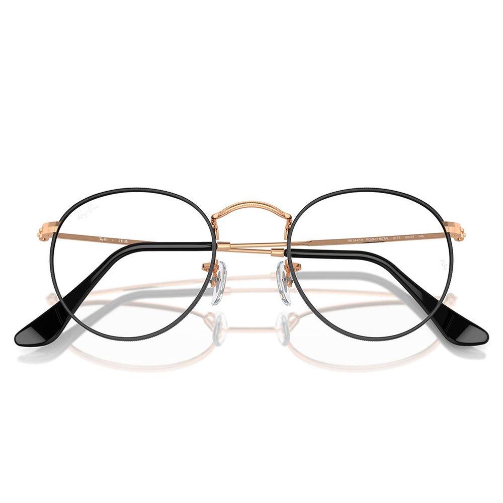 レイバン メガネ フレーム 純正レンズ対応 Ray-Ban RayBan RX3447V 3173 47 50 53 伊達眼鏡 ROUND ラウンド メタル クラシック | Ray-Ban | 04