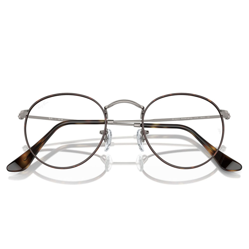 レイバン メガネ フレーム 純正レンズ対応 Ray-Ban RayBan RX3447V 3174 47 50 53 伊達眼鏡 ROUND ラウンド メタル クラシック | Ray-Ban | 04