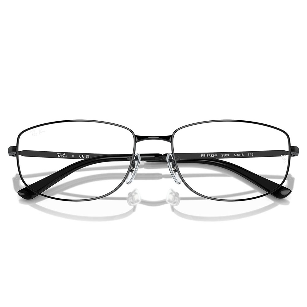 レイバン メガネ フレーム 純正レンズ対応 Ray-Ban RayBan RX3732V 2509 54 56  レクタングル メタル ユニセックス 伊達メガネ 眼鏡 | Ray-Ban | 04