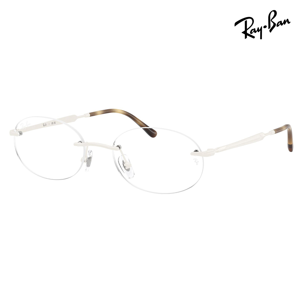 レイバン メガネ フレーム 純正レンズ対応 Ray-Ban RayBan RX3767V 3205 50 52 オーバル ツーポイント メタル | Ray-Ban