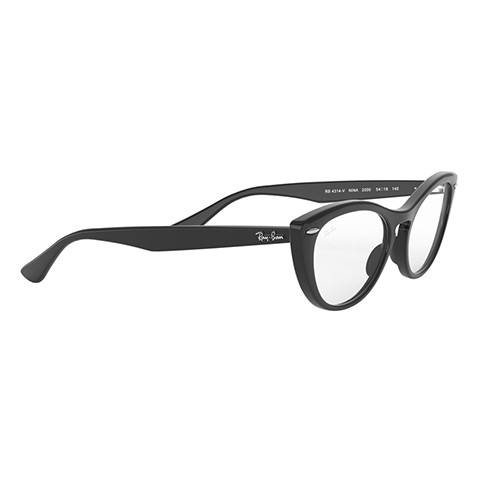 レイバン メガネ フレーム サングラス 老眼鏡セット RX4314V 2000 51 54 Ray-Ban NINA キャッツアイ フォックス シニア  リーディング ブルーライトカット