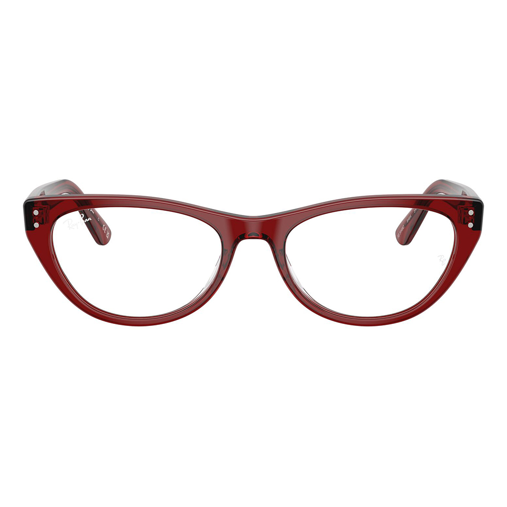 レイバン Ray-Ban メガネ フレーム 純正レンズ対応 RX5449D 8464 54 アジアンデザイン ローブリッジフィット セル キャットアイ レディース 伊達眼鏡 | Ray-Ban | 01