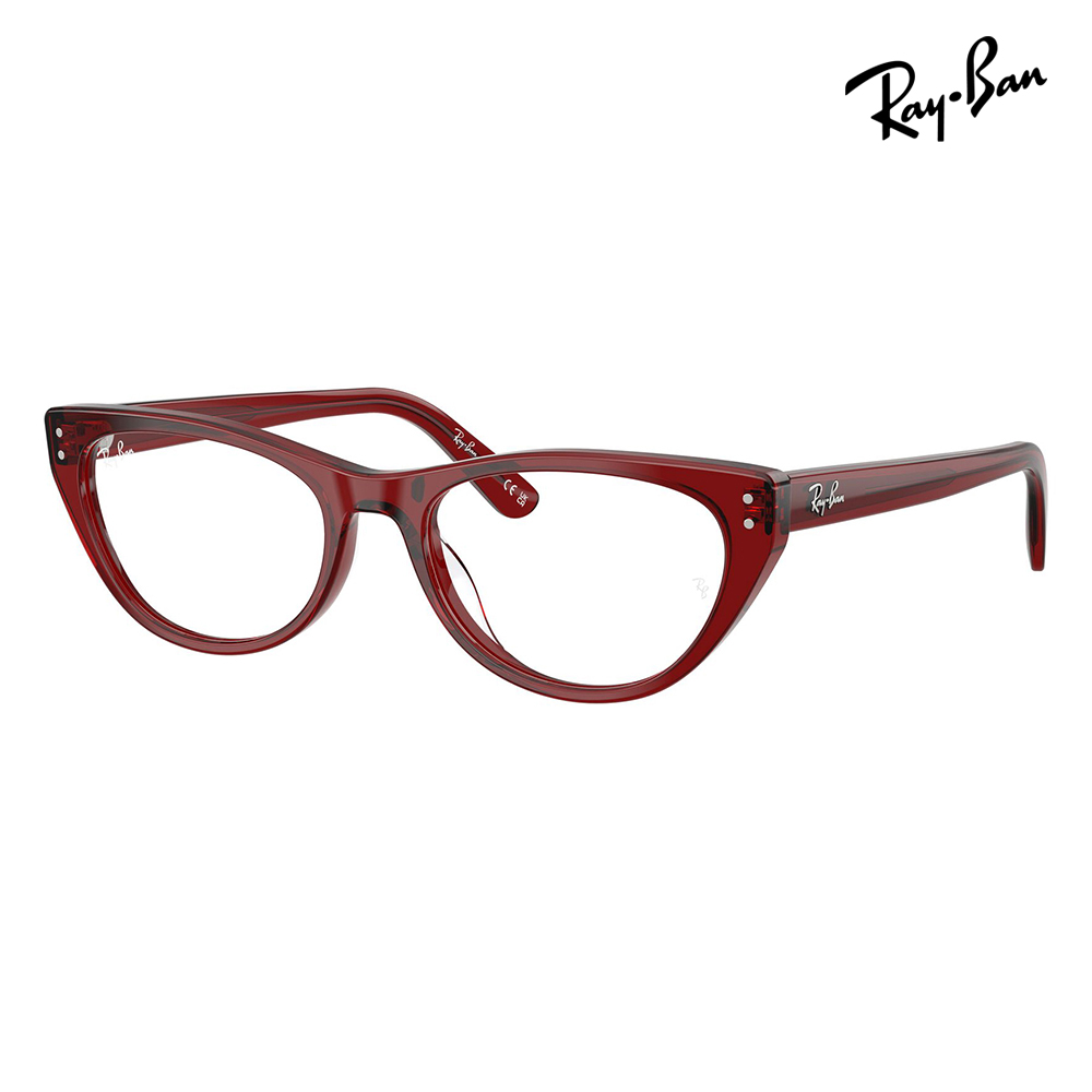 レイバン Ray-Ban メガネ フレーム 純正レンズ対応 RX5449D 8464 54 アジアンデザイン ローブリッジフィット セル キャットアイ レディース 伊達眼鏡 | Ray-Ban