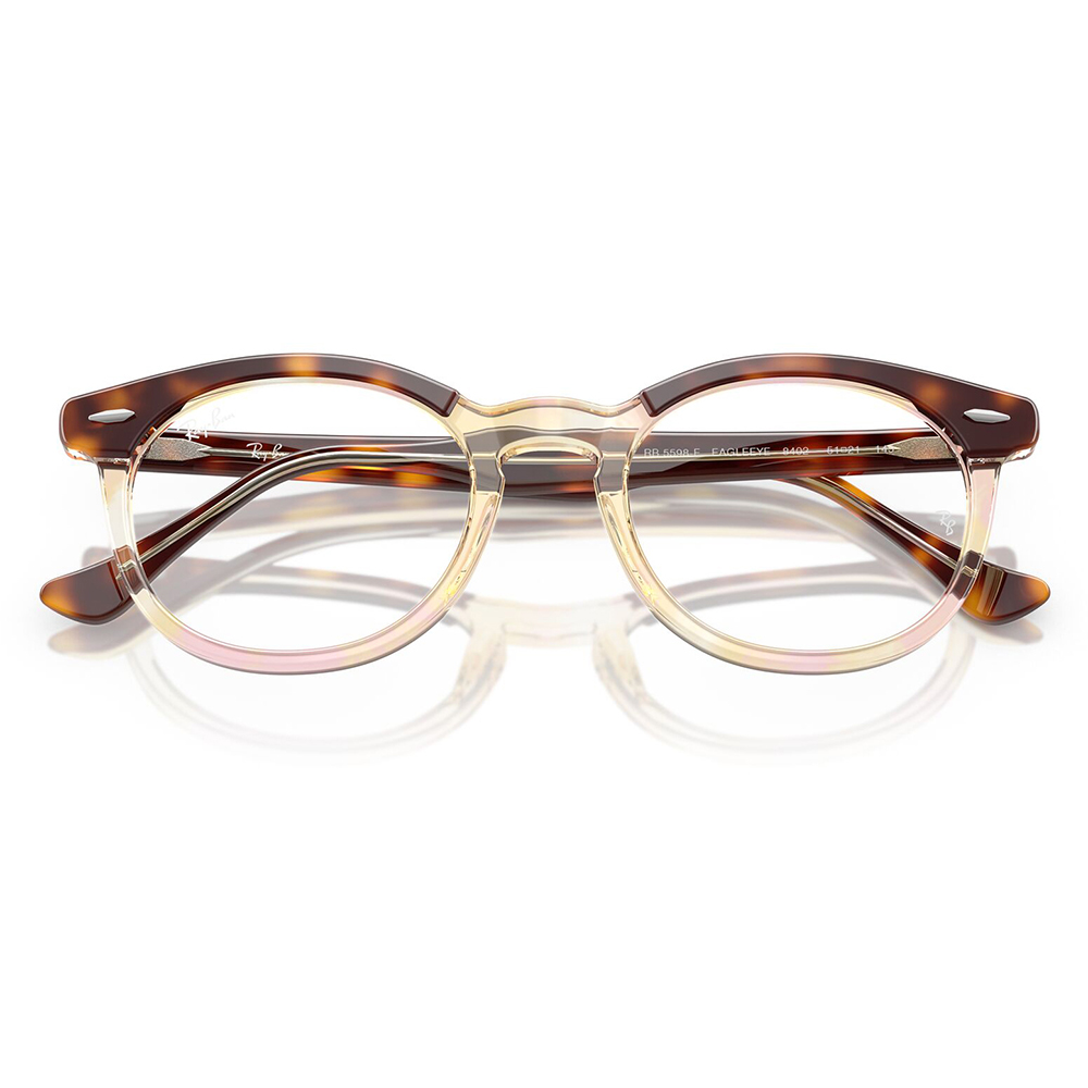 レイバン Ray-Ban RayBan RX5598F 8402 51 メガネ フレーム 純正レンズ対応 Eagle Eye イーグルアイ ラウンド ボストン クラシック 伊達メガネ 眼鏡 | Ray-Ban | 04