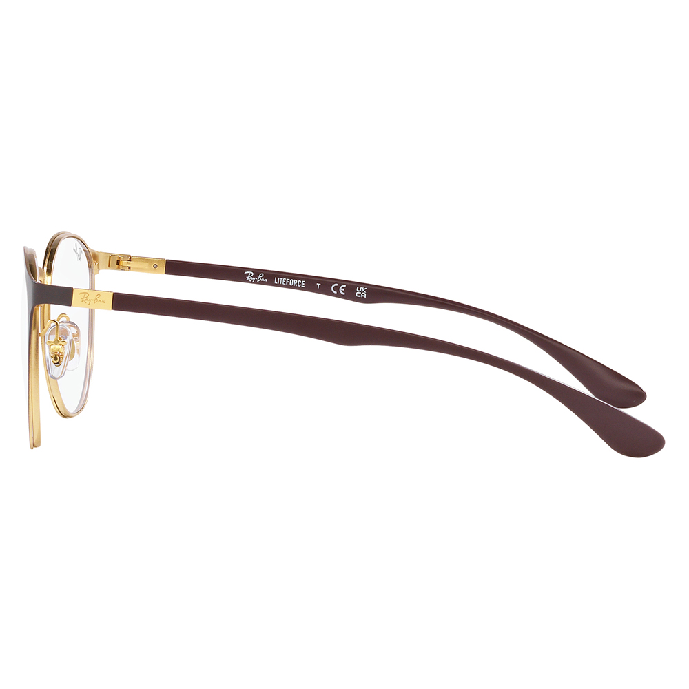 レイバン メガネ フレーム 純正レンズ対応 Ray-Ban RayBan RX6355 3158 50 52 ラウンド ウェリントン メタル LITEFORCE ライトフォース 伊達眼鏡 | Ray-Ban | 02