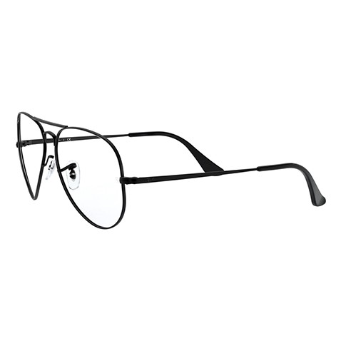 レイバン メガネ フレーム ブルーライトカットレンズセット RX6489 2503 55 58 Ray-Ban アビエーター ティアドロップ 眼鏡 PCメガネ 度付き対応可 | Ray-Ban | 03