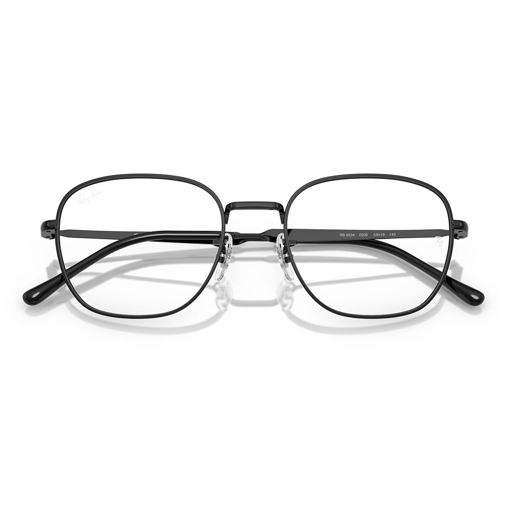 レイバン メガネ フレーム 純正レンズ対応 Ray-Ban RX6534 2509 51 53 ラウンド スクエア クラシック メタル ユニセックス | Ray-Ban | 04