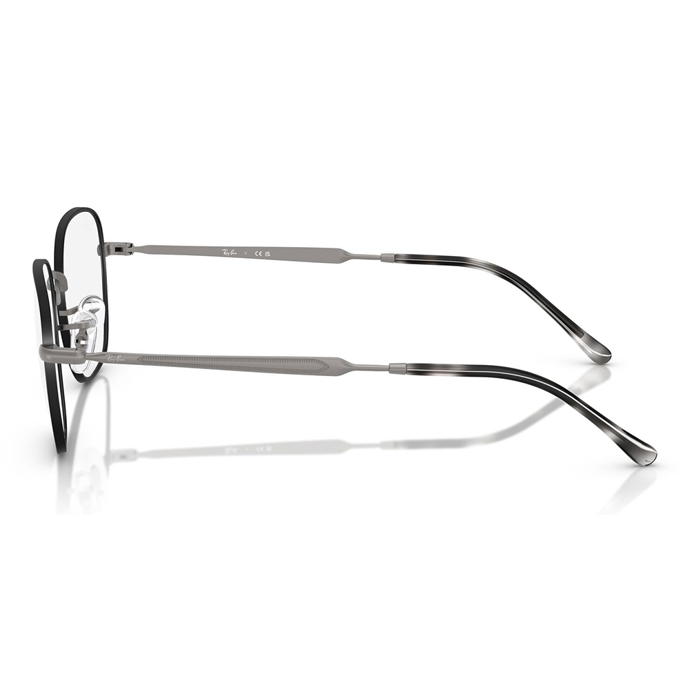 レイバン メガネ フレーム 純正レンズ対応 Ray-Ban RX6534 3187 51 53 ラウンド スクエア クラシック メタル ユニセックス | Ray-Ban | 02