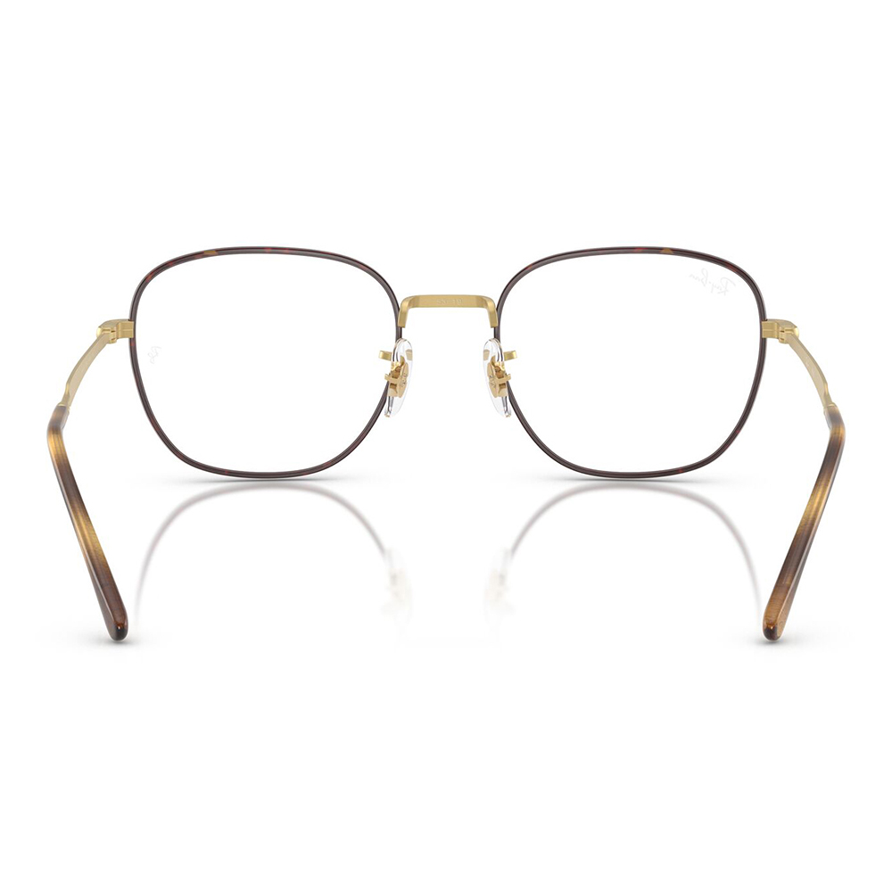 レイバン メガネ フレーム 純正レンズ対応 Ray-Ban RX6534 3188 51 53 ラウンド スクエア クラシック メタル ユニセックス_3