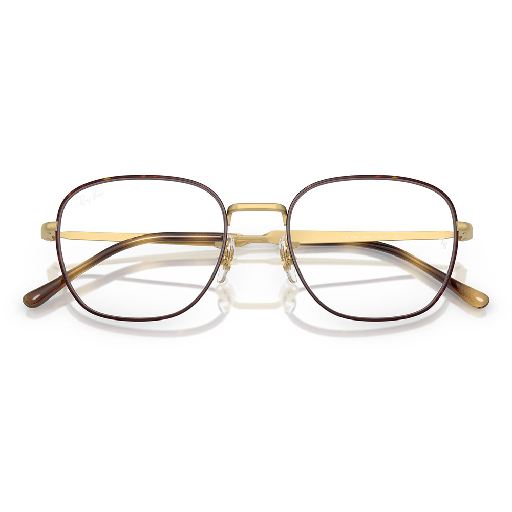 レイバン メガネ フレーム 純正レンズ対応 Ray-Ban RX6534 3188 51 53 ラウンド スクエア クラシック メタル ユニセックス_4