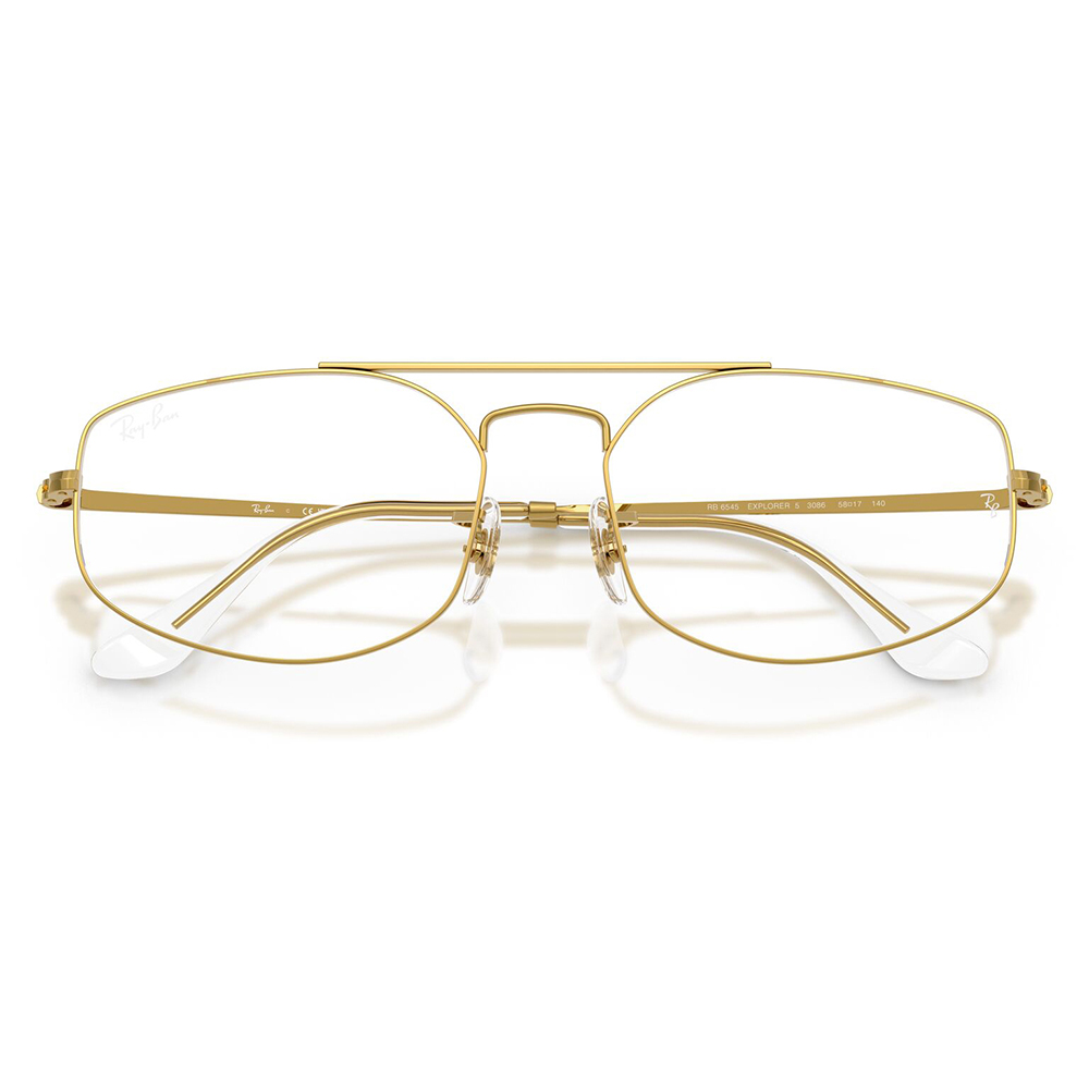 レイバン メガネ フレーム 純正レンズ対応 Ray-Ban RX6545 3086 56 58 EXPLORER 5 エクスプローラー5 ダブルブリッジ ユニセックス 伊達メガネ 眼鏡 | Ray-Ban | 04